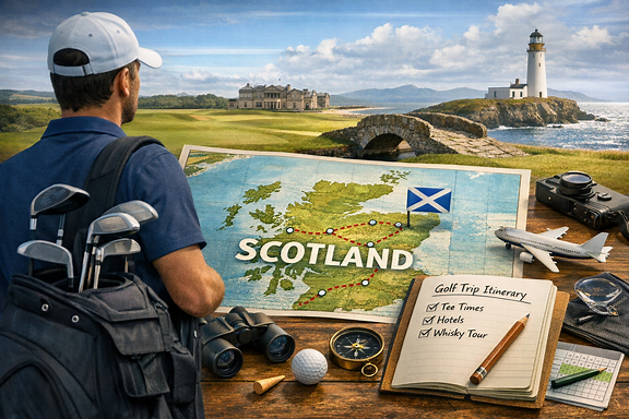 Golf travel theme